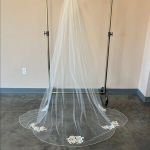 Untamed Petals Peony Veil